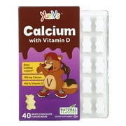 Yum V'S Calcium Plus D White Chocolate - 40 Bears