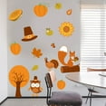 thumbnail image 6 of Vikakiooze Home Decor Wall Decor Wall Sticker Self Thanksgiving Wall Stickers Bedroom Living Room Bedside Home Stickers Leaf Wreath, 6 of 7