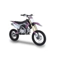 SYX MOTO New Whip 125cc 4Stroke, Gas Dirt Bike, Kick Start, Black/Pink, Engine Parts Included