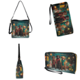 thumbnail image 4 of DISNIMO 2 Piece Women PU Leather Bag and Wallet Set, Bucket Tote Bag, Clutch Purse, Adjustable Strap, Lightweight for Travel and Beach, 4 of 4