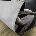 thumbnail image 4 of Ambesonne Cat Place Mats Set of 4, Whimsical Astronaut Kitty Moon, Standard Size, Dark Purple Grey Coconut, 4 of 5
