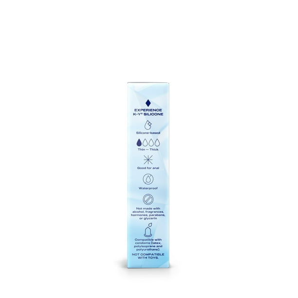 K-Y True Feel Deluxe Silicone Lube, Long-Lasting Moisture, Condom  Compatible, Safe for Anal Use, 1.5 fl oz - Walmart Business Supplies