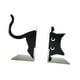 thumbnail image 4 of Sujetalibros decorativo con forma de gato negro. Escultura de gato negro. Regalo ideal para amantes de los gatos y para libros pesados. A, 4 of 9