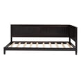 thumbnail image 5 of Leumius Modern Plywood+Solid Wood+MDF Breathable Twin size Wood Daybed with Headboard Espresso, 5 of 8