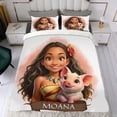 thumbnail image 4 of Moana Themed Bed Sheet Set Three Piece Set 53x79 Inches Comfortable And Skin Friendly Unique Design Creating A Star Studded Night, 4 of 6
