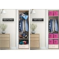thumbnail image 5 of Sorbus 11" Collapsible Fabric Storage Cubes - 6 Foldable Bins with Handles for Clothes, Toys, Books (Pink), 5 of 6