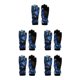 thumbnail image 3 of Guardurnaity Guantes para niños Guantes impermeables para ciclismo Motocicleta Estampado floral Fleece Girls Boys Guante para deportes de patinaje Type5 NO5, 3 of 6