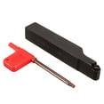 thumbnail image 2 of SRAPR1616H10 Face Milling Lathe Tool Holder + 10Pcs RPMT10T3MO Carbide Inserts, 2 of 7
