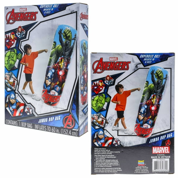 Avengers Jumbo Bop Bag Kids Super Size Punching Bag Boys 3 and Up
