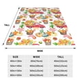 thumbnail image 3 of Pofeuu Fall harvest truck pumpkin Print Ultra-Soft Micro Fleece Blanket,for Bed Or Sofa,All Season Throw Blankets Flannel Blanket-80"x60", 3 of 7
