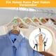 thumbnail image 5 of Organizador de armario resistente y no tóxico para ahorrar espacio, con ganchos de conexión para perchas multiusos, fabricado con plástico ABS de alta calidad y respetuoso con el medio ambiente, 5 of 7