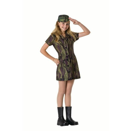 Camouflage Soldier Preteen Costume