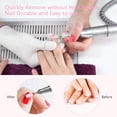 thumbnail image 3 of Rosa 7 Piezas Juego de Brocas de Cerámica para Uñas Profesional Quitar Gel Acrílico Cutícula Acrílico Diamante Carburo Brocas para Uñas Herramientas para Manicura Pedicura Uso en el Hogar Rojo Verde, 3 of 5