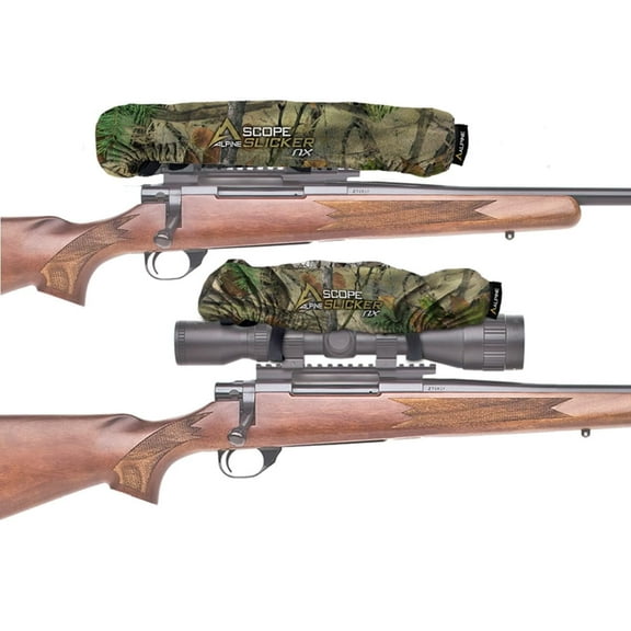 Alpine Innovations ScopeSlicker NX Scope Cover | Large, Fits 14″-20″ Scopes, Alpine Mountain Camo