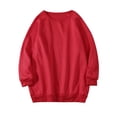 thumbnail image 4 of WZXFASHION Chandail à Capuche à Manches Longues Col Rond Imprimé Lettre Mode pour Femmes Chandail-Over Économies de Printemps Liquidation Tricot, 4 of 9