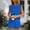 Blue1#, variant on Caywon Womens 2 Piece Tank Top and Shorts Set Round Neck Sleeveless Loungewear Elastic Waist With Pockets Breathable Wrinkle-Free Casual Loose Fit Summer Daily Wear Conjunto de Ropa para Mujer