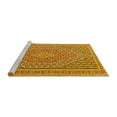 thumbnail image 2 of Ahgly Company Machine Washable Indoor Rectangle Southwestern Yellow Country Area Rugs, 2' x 5', 2 of 4