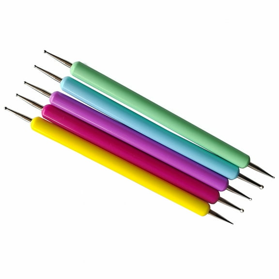 RAGUPEL 5pcs Nail Art Dotting Tools Manicure Painting Tool Manicure Dotting Tool Embossing Tool