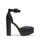 thumbnail image 5 of Zapatos de Tacón Plataforma con Tacón Grueso para Mujer DREAM PAIRS Negro, 5 of 7