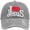 Gray, variant on I Love Jesus Baseball Cap Washed Cotton Adjustable Low Profile Unconstructed Distressed Dad Hat - White