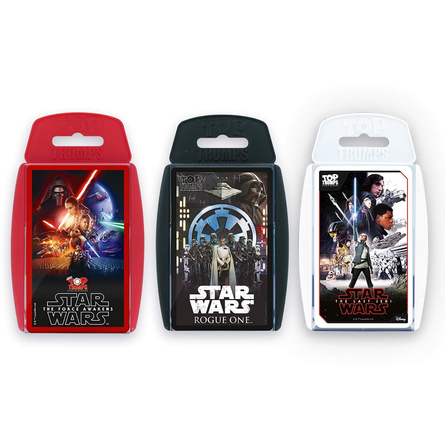 Top Trumps Card Game Bundle - Star Wars 7, 8 and Rogue One 