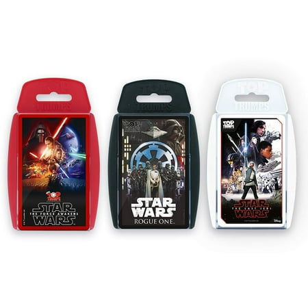 Top Trumps Card Game Bundle - Star Wars 7, 8 and Rogue (Top 10 Best Selling Game Franchises)