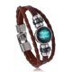 thumbnail image 1 of Pulsera unisex de estilo vintage con 12 constelaciones, pulsera tejida de aleación de piel sintética (Acuario), 1 of 2