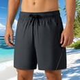 thumbnail image 2 of Kojanyu Men's Athletic Shorts Quick Dry Running Shorts with Drawstring 85 Nylon 15 Spandex Gym Workout Beach Casual Shorts XS to XXL, 2 of 10