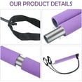 thumbnail image 3 of Pilates Bar Set, Pilates Exercise Bar With Resistance Hip Rope, Multifunctional Sports Racket, Full Body Training, For Yoga, Fitness, Weight Loss, 3 of 7