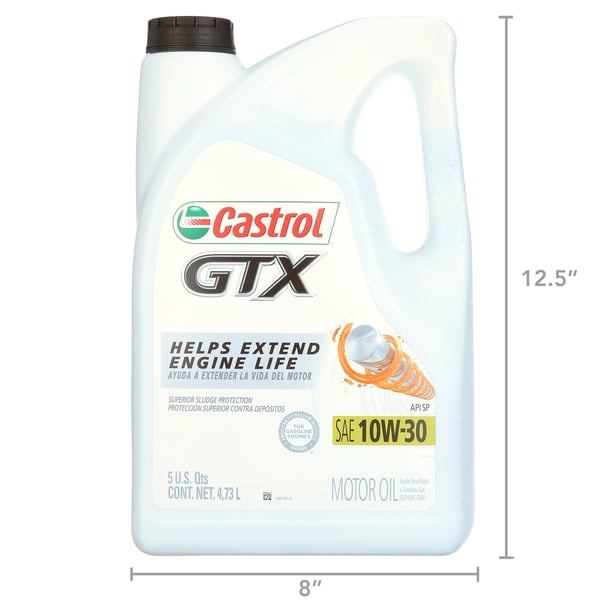 Castrol GTX 10W-30 3Qts x3 - Lubrication for manufacturing
