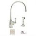 thumbnail image 2 of Rohl U.4702PN-2 Perrin and Rowe Single Hole Single Lever Parthian Kitchen Faucet with Sidespray Rinse and High C Spout in Polished Nickel, 2 of 2