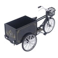thumbnail image 1 of Vintage Tricycle Model, Storage Function  Tricycle Finger Bike Model Metal  for Home Black, 1 of 7
