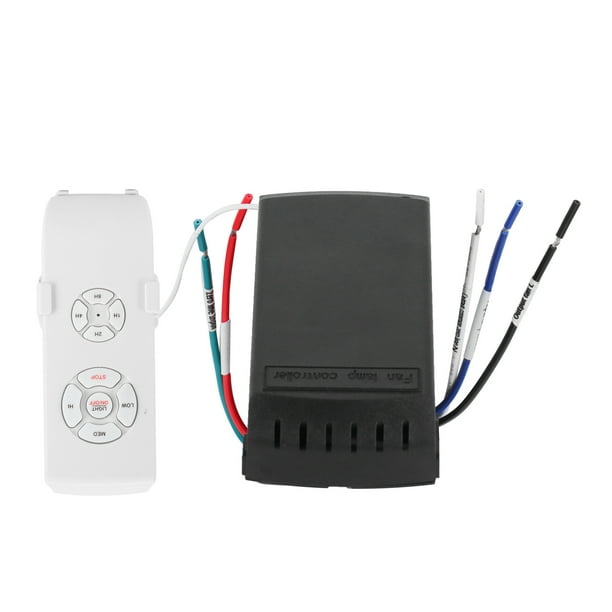 Control remoto de sincronización inalámbrica, ventilador de techo Control remoto Ventilador de techo Control remoto Ventilador Kit de control remoto Meticulosamente diseñado Jadeshay A