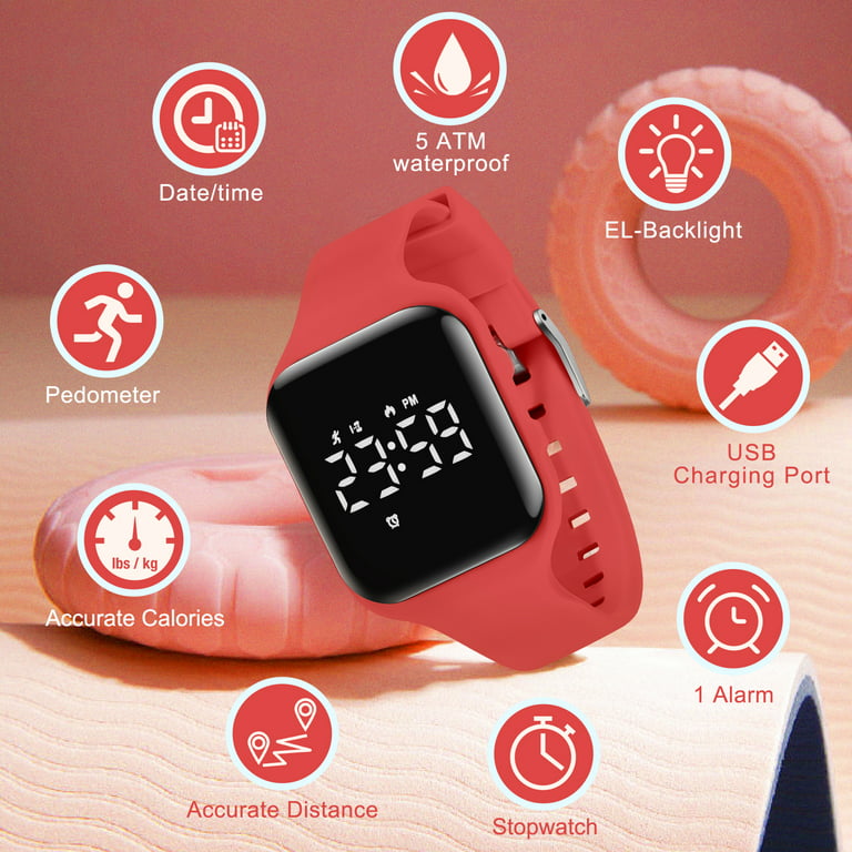 Digital Smart sport watch men's watches digital led electronic wristwatch  Bluetooth fitness wristwatch women kids hours