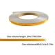 thumbnail image 3 of Cinta autoadhesiva para azulejos, resistente al agua, para oficina, baño, cocina, suelo, grietas, línea de costura, rollo de sellador, tira de Decoración del hogar Oro, pegamento fuerte 0.5 cm Bearachild HA064303-01, 3 of 6