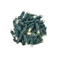 thumbnail image 2 of Novelty Lights Warm White LED Christmas String Lights 50 Mini Bulbs (Green Wire, 17 Feet), 2 of 10