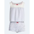 thumbnail image 5 of Kacey Lee Women's Woven Sleep Set, 2-Piece, Sizes XS-XXL, 5 of 5