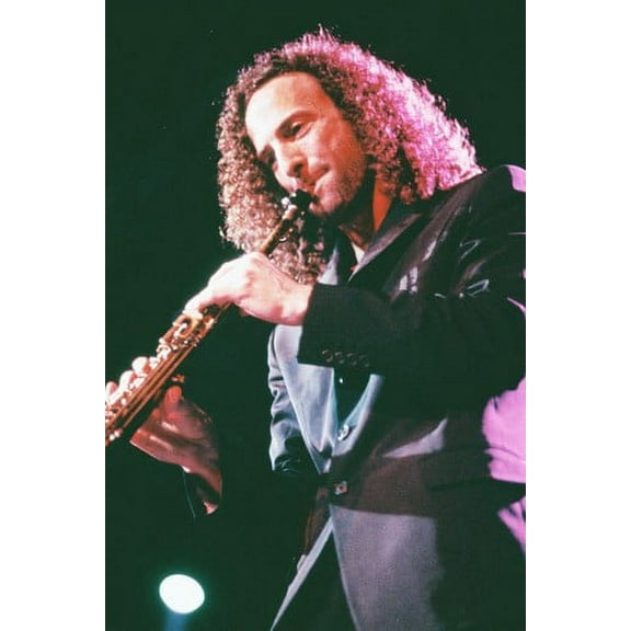 Kenny G Playing Saxaphone In Concert 24x36 Poster
