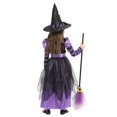 thumbnail image 3 of Disfraz de bruja Spooktacular Creations, disfraz de bruja, ropa de carnaval, disfraz de Halloween de 2 piezas, conjunto de lujo para niñas, 3 of 5