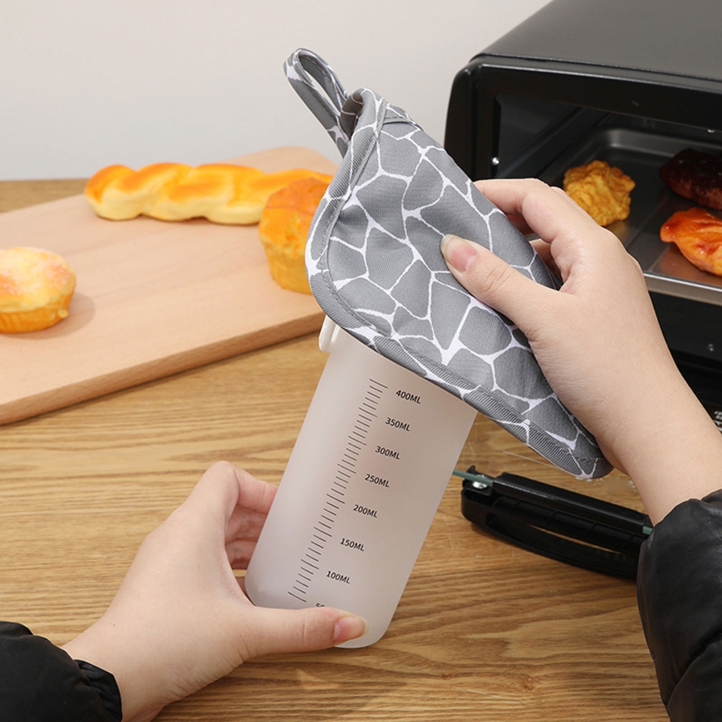 WINDLAND Heat Resistant Silicone Oven Gloves Durable Oven Mitts Comfortable Pots Holder Suitable for Kitchen Cooking Grilling