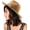 1 Pack Fedora Hat: Khaki, variant on Women Classic Felt Fedora Wide Brim Floppy with Belt Buckle Panama Hat