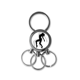 thumbnail image 1 of Hot beauty chica la silueta de la mujer De acero inoxidable Anillo de metal llavero llavero clip auto regalo, 1 of 3