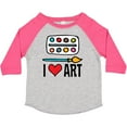 thumbnail image 3 of Inktastic Painting I Love Art Boys or Girls Toddler T-Shirt, 3 of 5