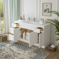 thumbnail image 4 of 63 in. W x 21 in. D x 32.5 in. H Bath Vanity Cabinet without Top in White, 4 of 5