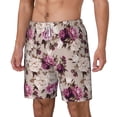 thumbnail image 2 of Balery Rose Flowers Mens Swim Trunks Swim Shorts for Men Quick Dry Inseam Beach Shorts with Compression Liner Pocket-XX-Large, 2 of 9