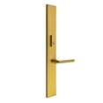 thumbnail image 3 of Multi Point Lock Trim Set – Brass 18″x2.5″ Milano | Satin Brass , Black Matte & Satin Nickel Finish | Active Keyed & Dummy | LH & RH Handed, 3 of 7