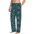 thumbnail image 6 of Naloa Vintage Floral Pajama Pants Men, PJ Bottoms, Sleep & Lounge Pants-Large, 6 of 6