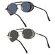 thumbnail image 3 of Gafas de sol RONSOU estilo steampunk vintage redondas UV400, 3 of 4