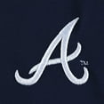 thumbnail image 4 of Men's Dunbrooke Navy/Heather Gray Atlanta Braves Alpha Full-Zip Jacket, 4 of 4