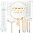 thumbnail image 1 of TUMAKOU High Frequency Facial Wand - Orange High Frequency Facial Device Machines for Skin Face Hair - High Frequency Wand with 6 Different Glass Tubes, 1 of 6